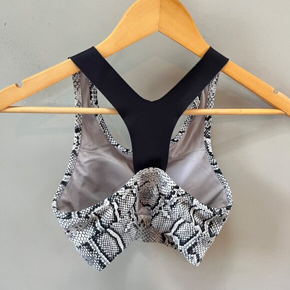Varley Bassett Sports Bra Ivory Cobra Snake Print Size S - Picture 3 of 3